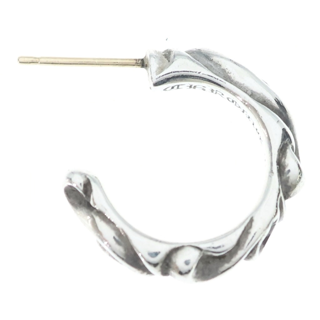 CHROME HEARTS(クロムハーツ) HOOP SCROOL スクロール フープピアス シルバー BCA102