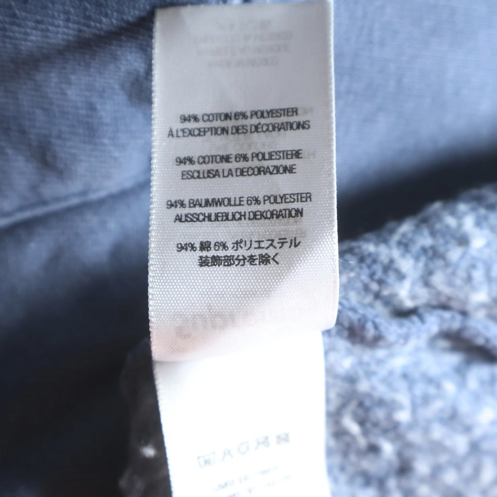 SUPREME(シュプリーム) 24SS Overdyed Small Box Zip Up Hooded Sweatshirt スモールボックスロゴ ピグメントダイ ジップパーカー ネイビー