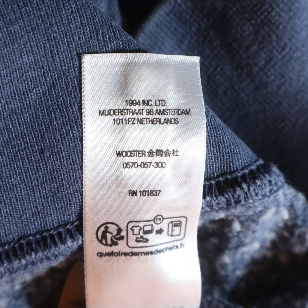 SUPREME(シュプリーム) 24SS Overdyed Small Box Zip Up Hooded Sweatshirt スモールボックスロゴ ピグメントダイ ジップパーカー ネイビー