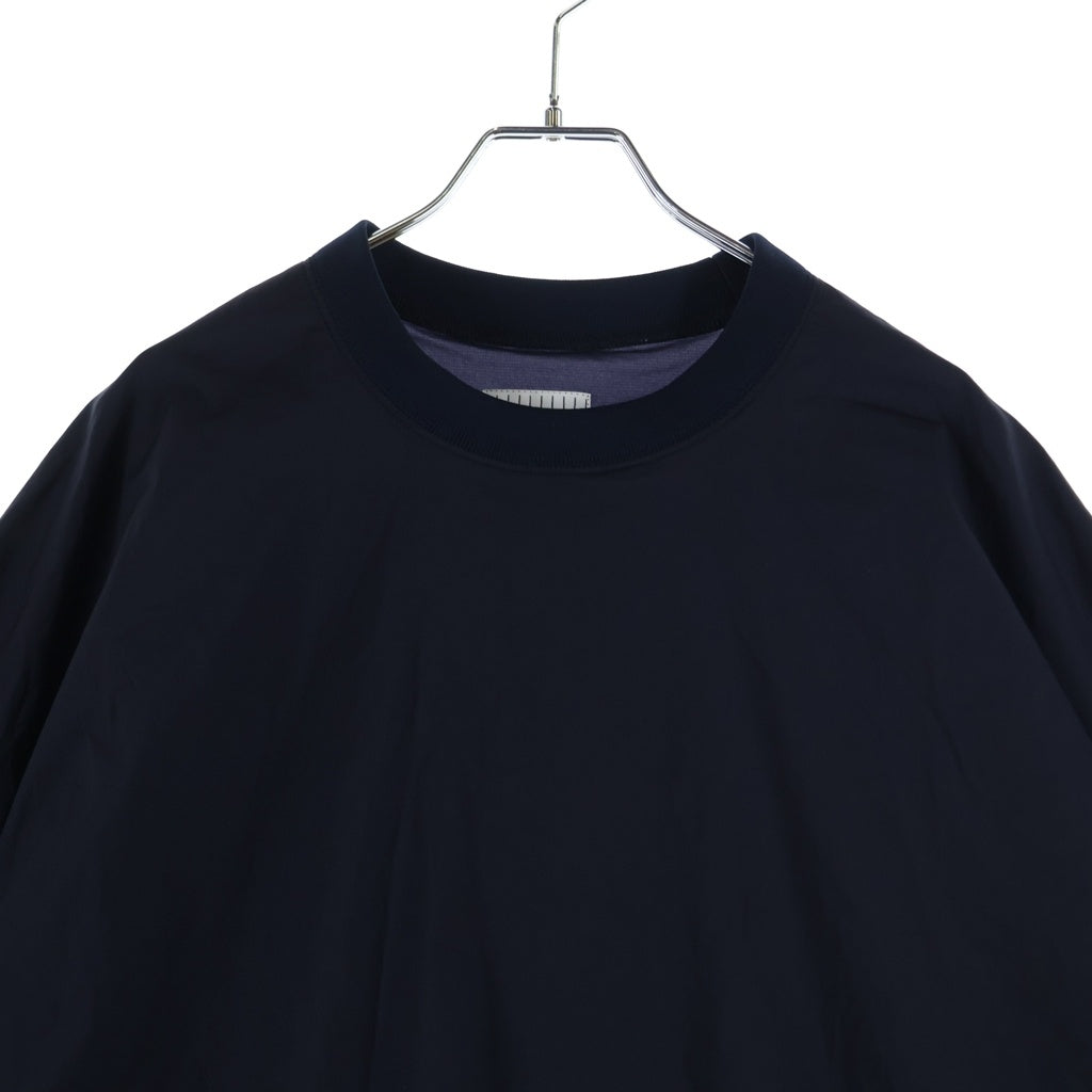 S.F.C(ストライプス フォー クリエイティ) 24SS BIG NYLON SS TEE ビックナイロンティ 裾ドローコード 半袖カットソー ネイビー