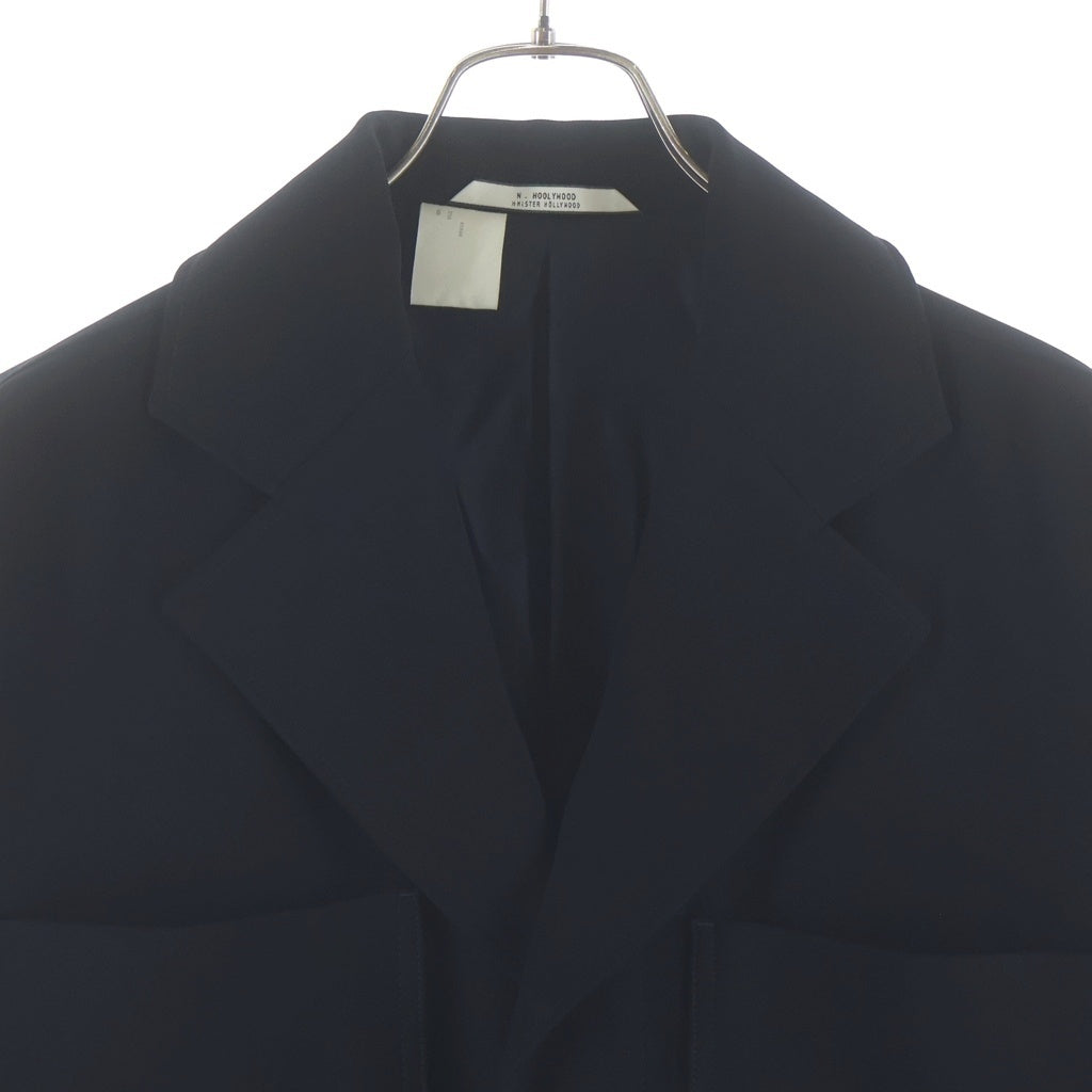 N.HOOLYWOOD(エヌハリウッド) 18AW マルチポケット 182-C014-005 チェスターコート ブラック