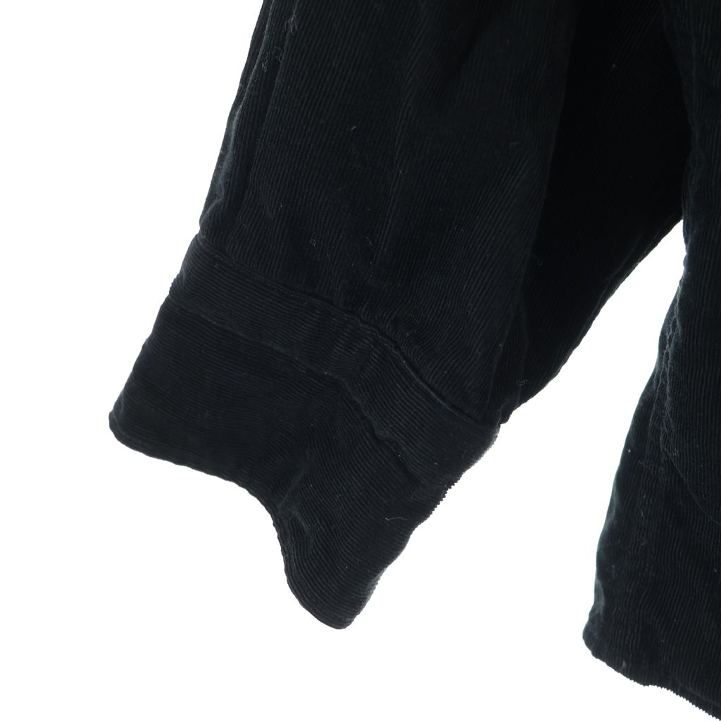 COMOLI(コモリ) 25AW Corduroy Shirt コーデュロイ 長袖シャツ C03-02008 ブラック