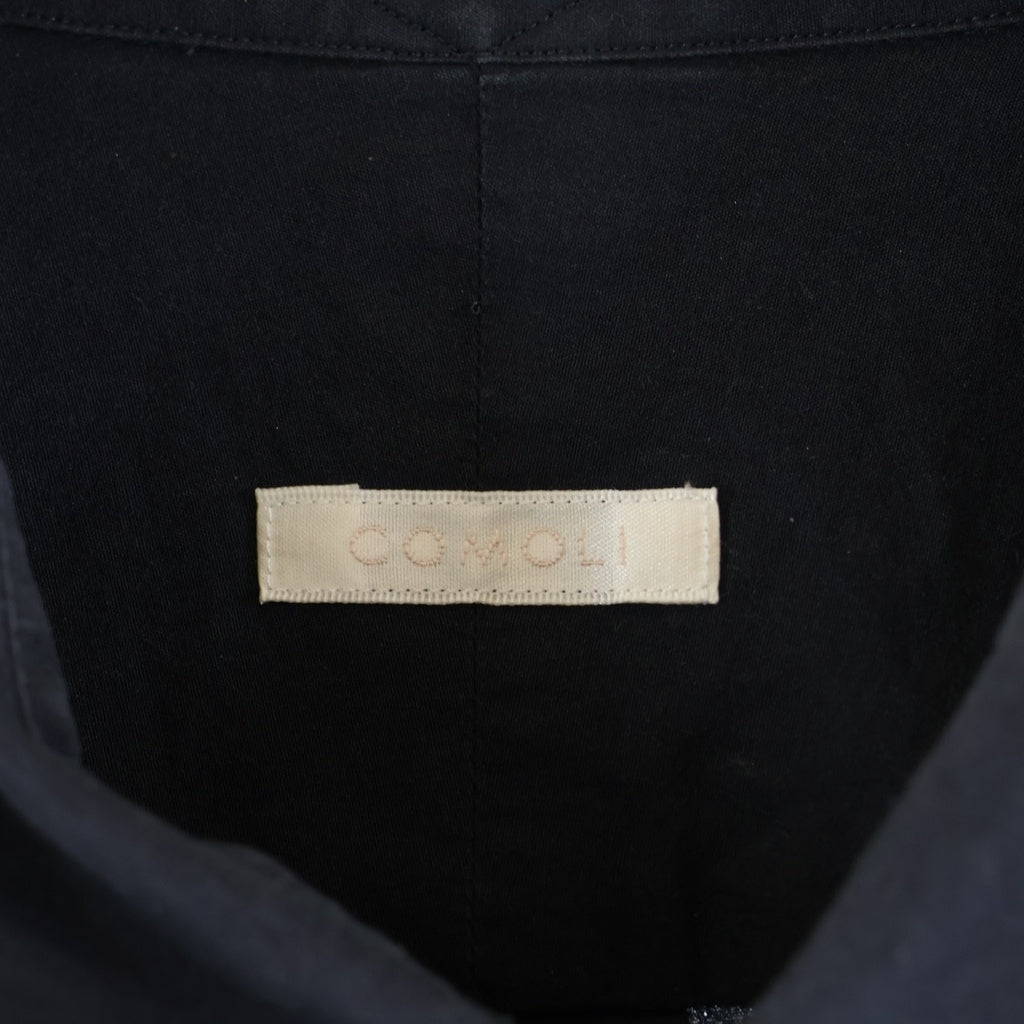 COMOLI(コモリ) 25AW Comoli Shirt コモリ 長袖シャツ C03-02001 ネイビー
