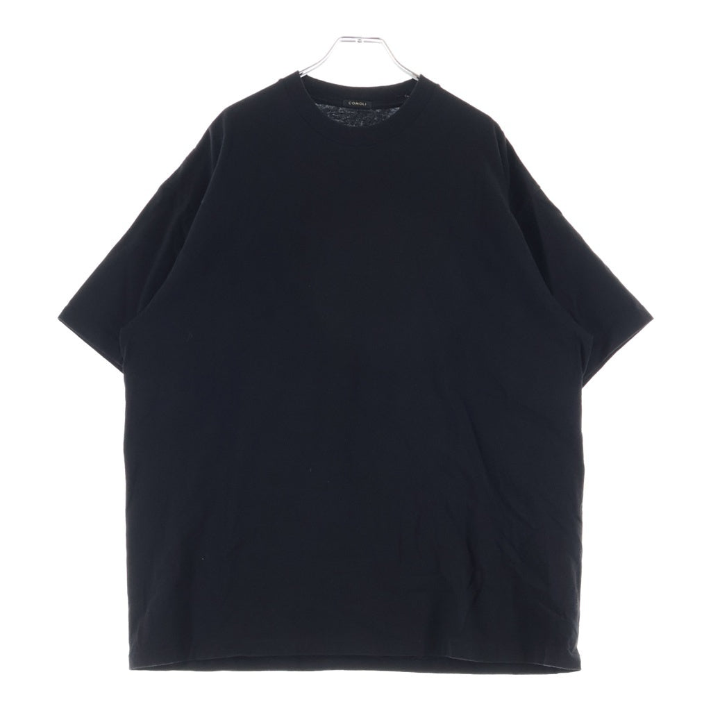 COMOLI(コモリ) 25SS Cotton jersey コットンジャージ B01-05010 ブラック