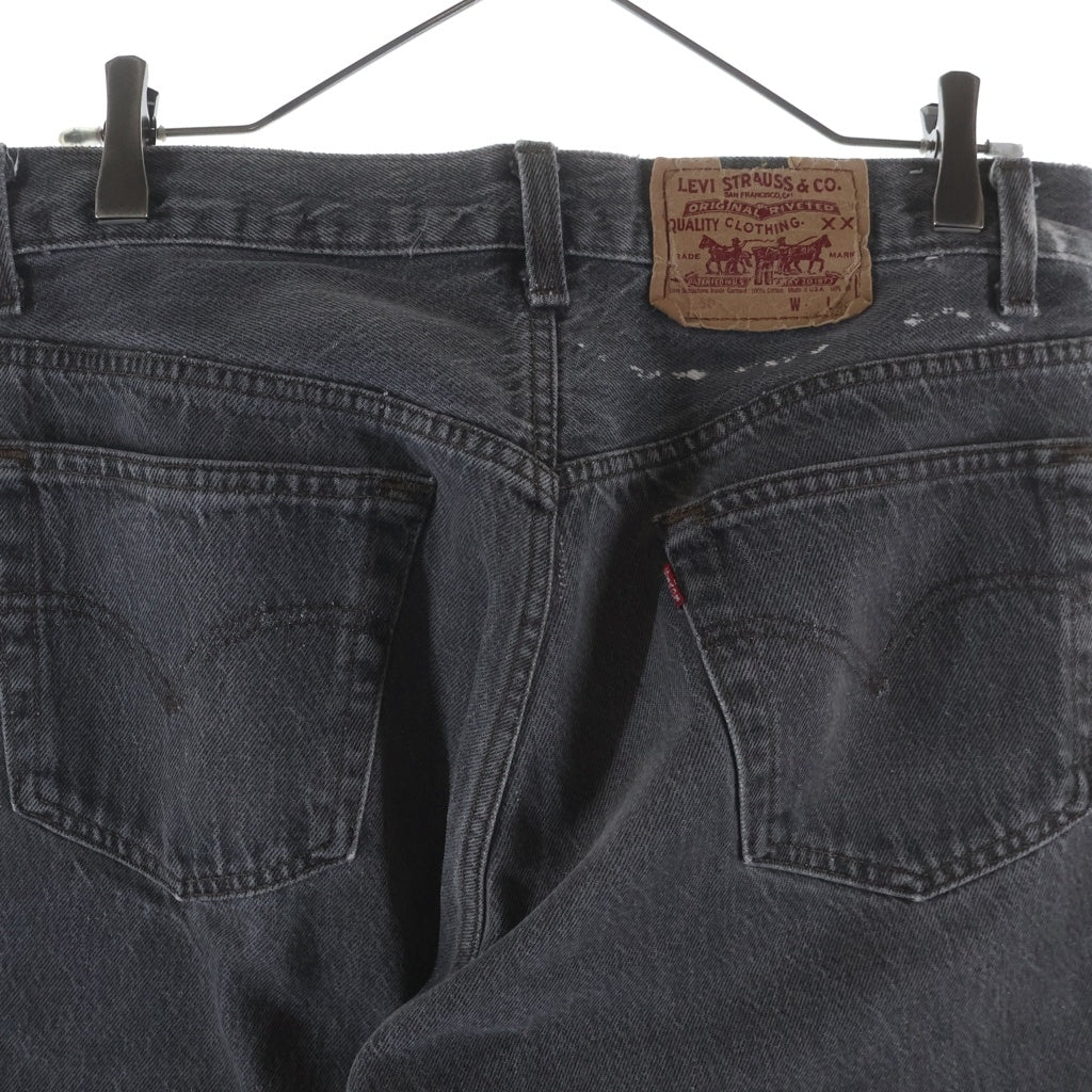 Levi's(リーバイス) 90s VINTAGE 501-0658 先染めブラック デニムパンツ