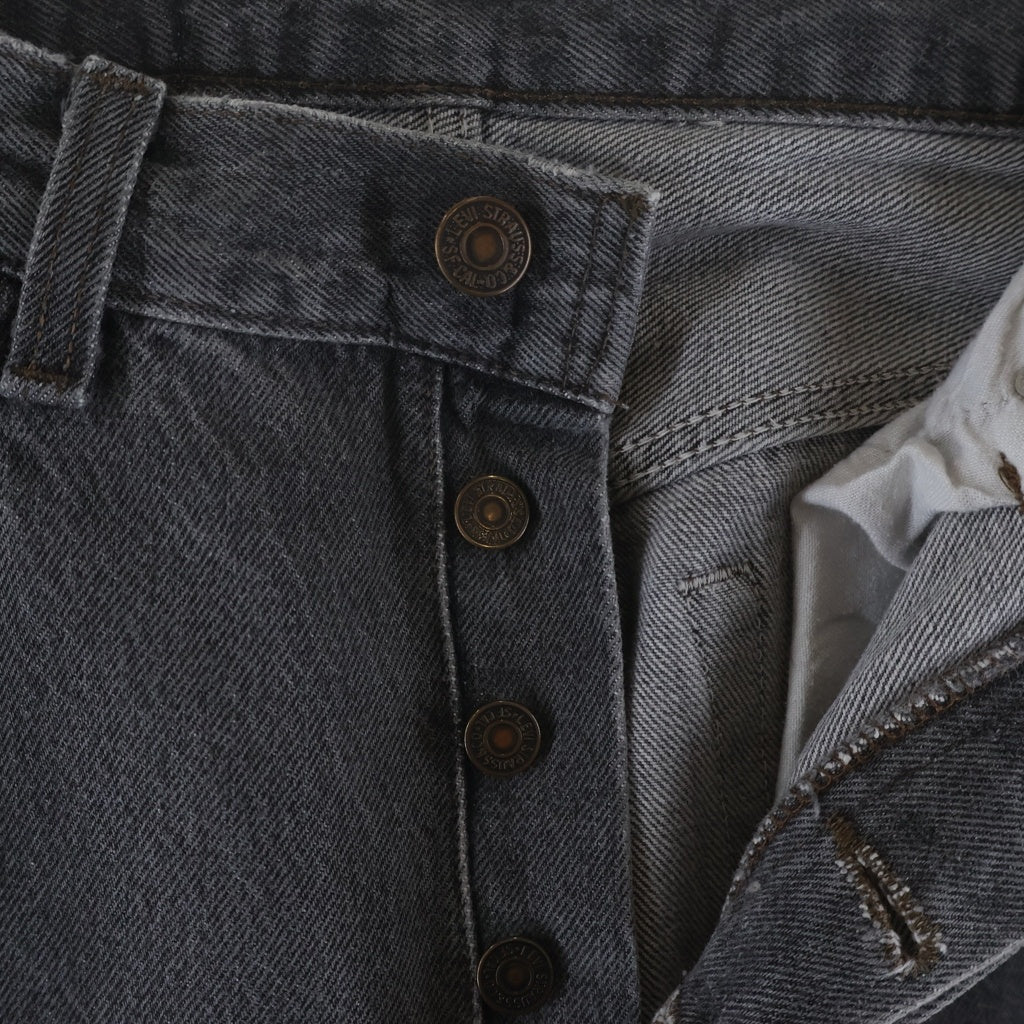 Levi's(リーバイス) 90s VINTAGE 501-0658 先染めブラック デニムパンツ