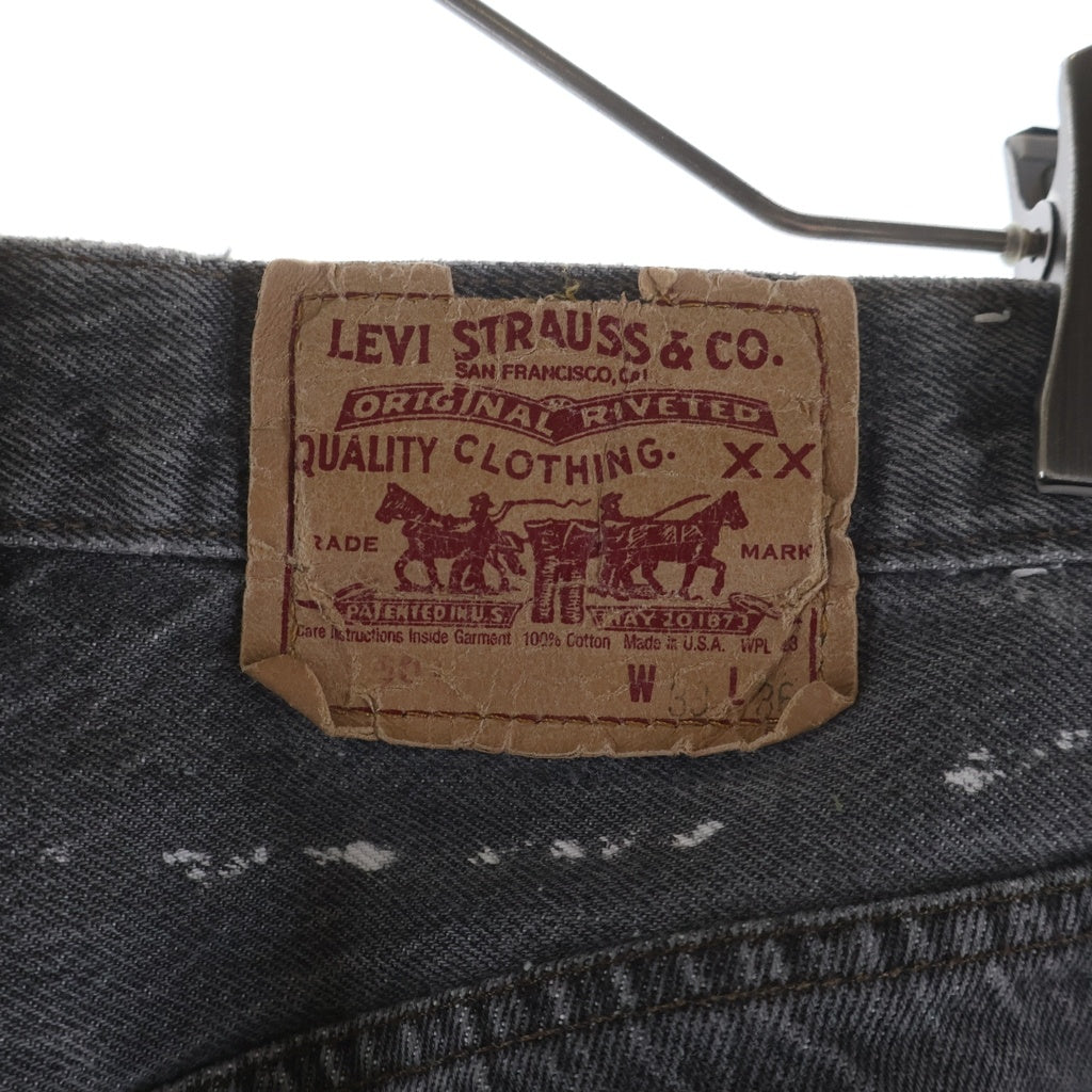 Levi's(リーバイス) 90s VINTAGE 501-0658 先染めブラック デニムパンツ