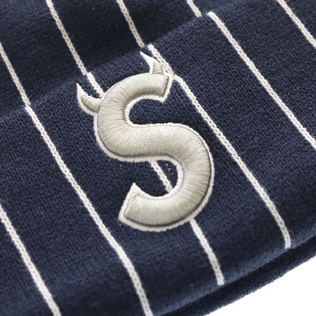 SUPREME(シュプリーム) 26SS ×New Era Devil SLogo Beanie デビルロゴ ビーニー ネイビー