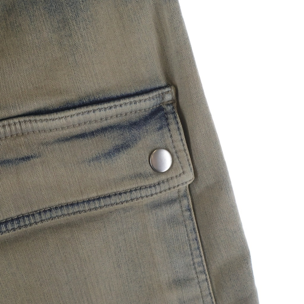 DRKSHDW(ダークシャドウ) 24SS GETH BELAS ゲスベラワイドドローコード ブーツカットデニムパンツ DS01D1327-SKYDE インディゴ