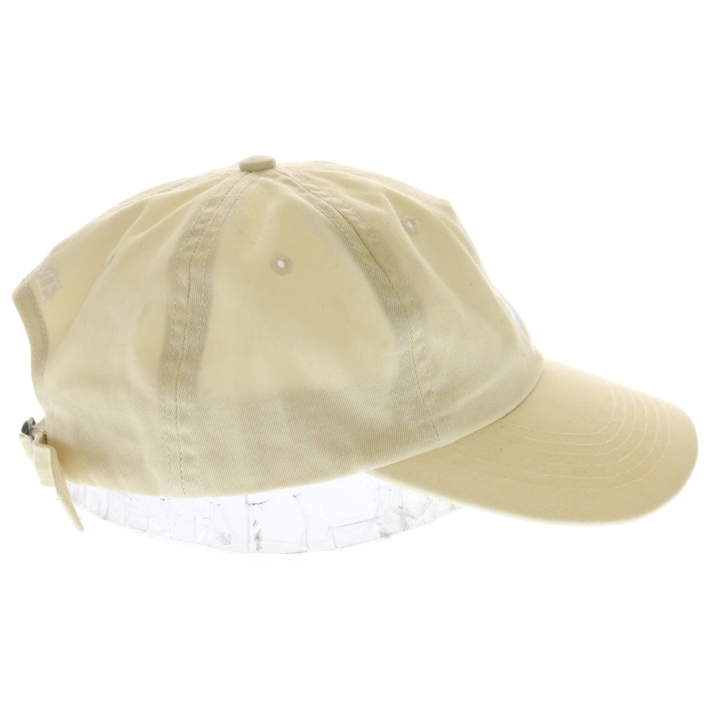 SUPREME(シュプリーム) 25SS Pigment Coated S Logo 6-Panel ピグメント加工 シックスパネル Sロゴキャップ アイボリー