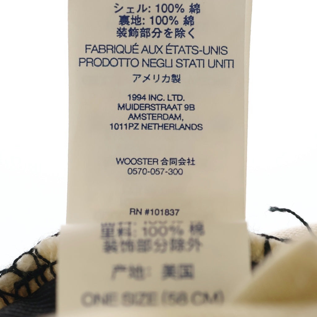 SUPREME(シュプリーム) 25SS Pigment Coated S Logo 6-Panel ピグメント加工 シックスパネル Sロゴキャップ アイボリー
