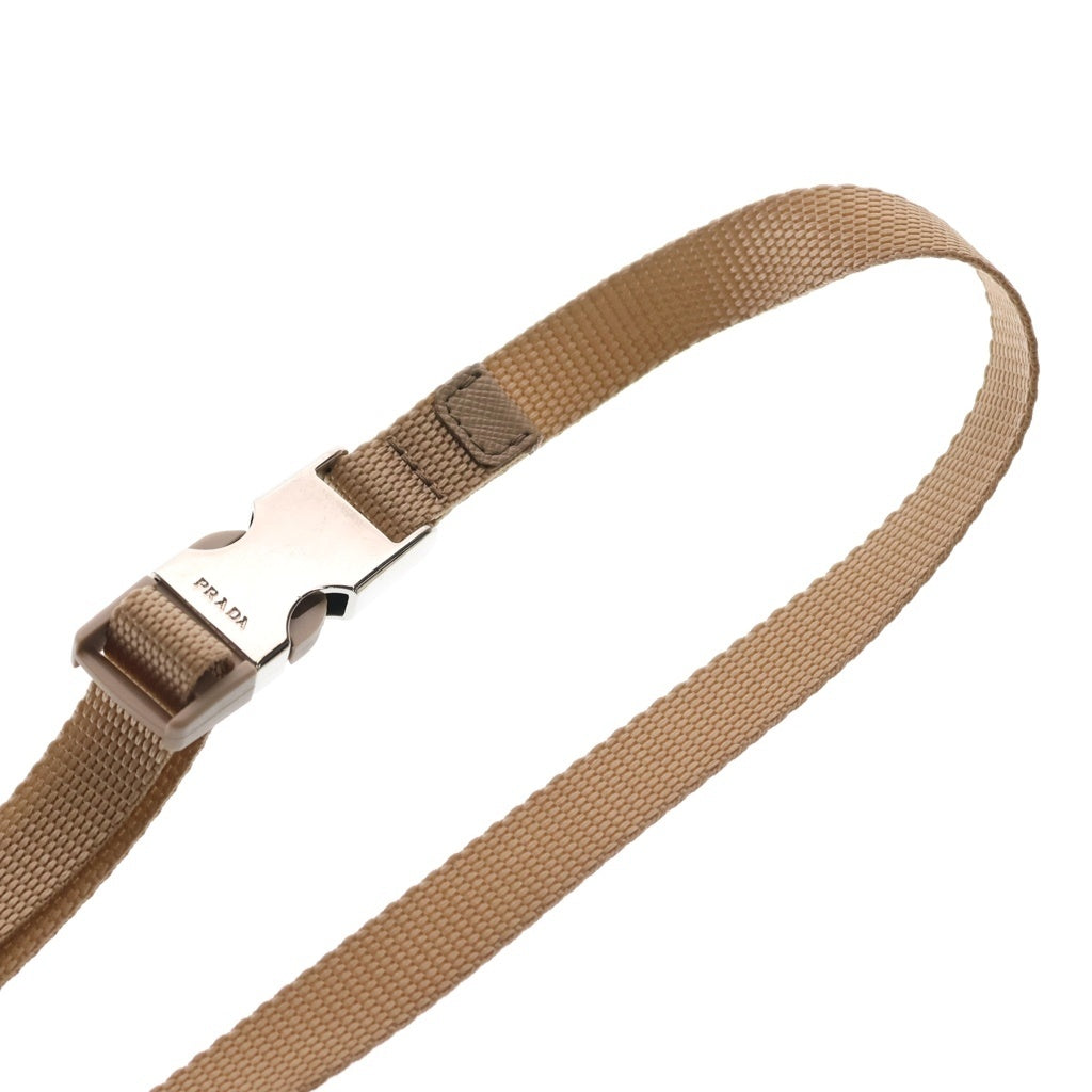 PRADA(プラダ) Re-Edition 2005 Re-Nylon ミニポーチ スマートフォンホルダー ベージュ レディース
