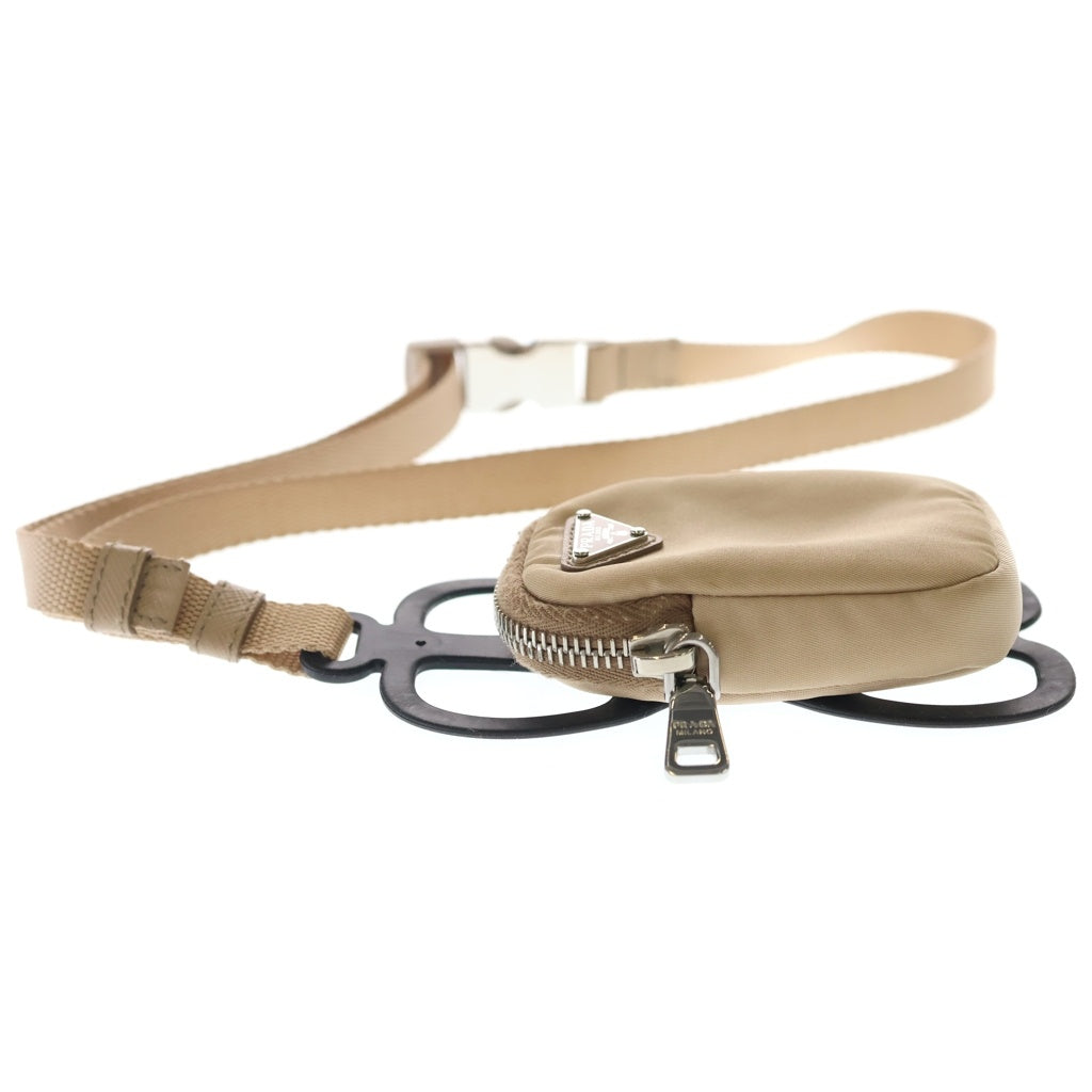 PRADA(プラダ) Re-Edition 2005 Re-Nylon ミニポーチ スマートフォンホルダー ベージュ レディース