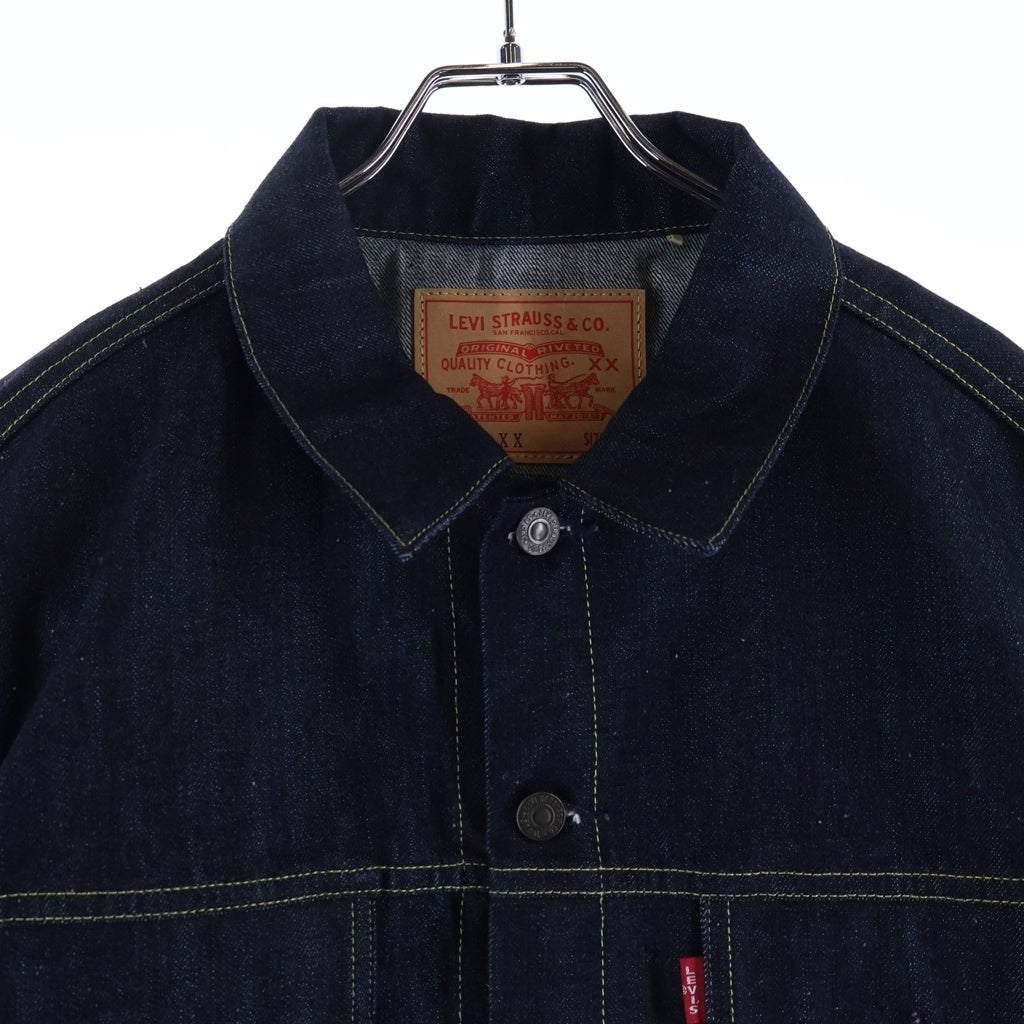Levi's VINTAGE CLOTHING(リーバイス ビンテージ クロージング) TYPE 3 JACKET1961 557XX 3rdタイプ PC9-74998-0003 デニムジャケット イエローステッチ ネイビー
