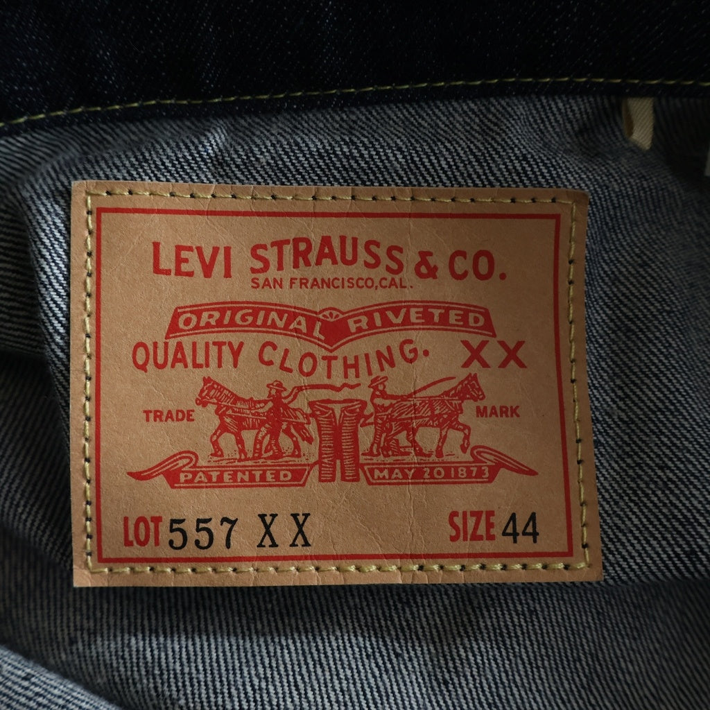 Levi's VINTAGE CLOTHING(リーバイス ビンテージ クロージング) TYPE 3 JACKET1961 557XX 3rdタイプ PC9-74998-0003 デニムジャケット イエローステッチ ネイビー