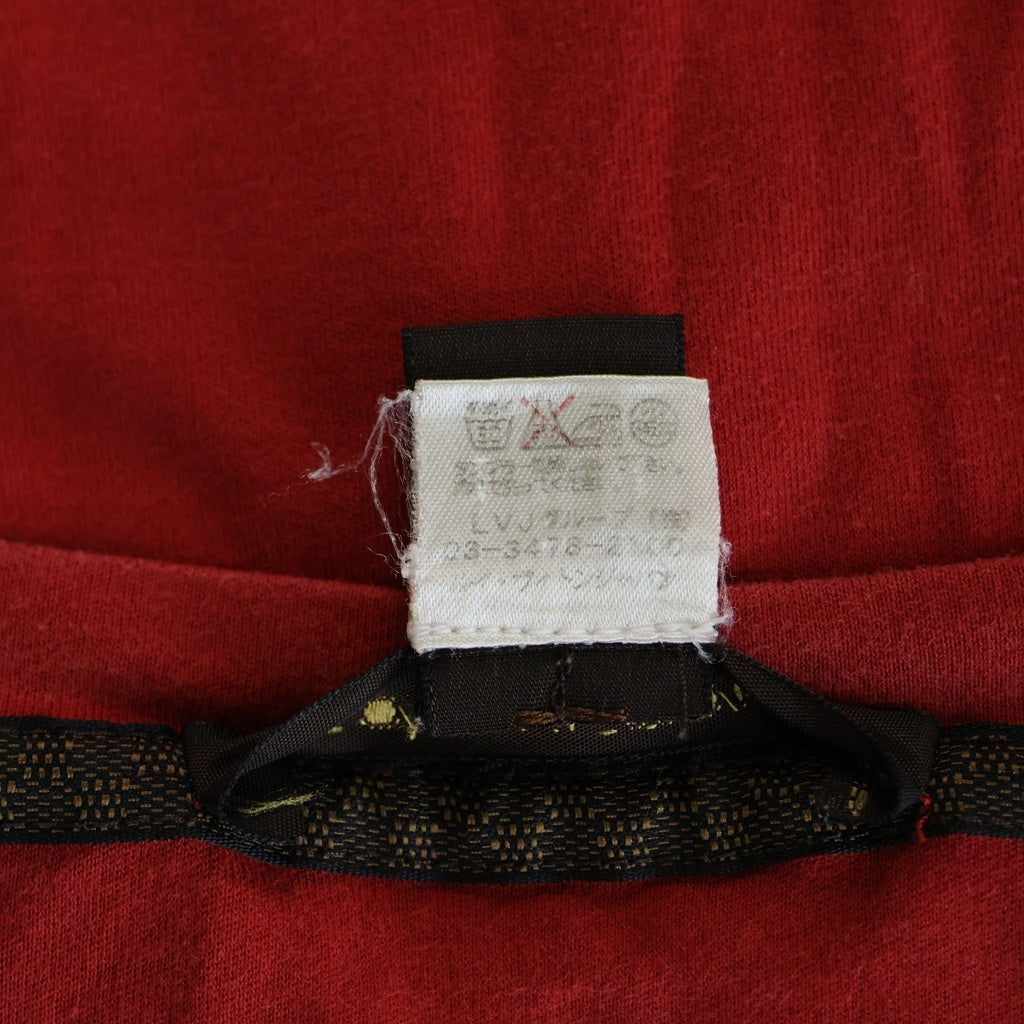 LOUIS VUITTON(ルイヴィトン) ダミエピスネーム クルーネックTシャツ レッド