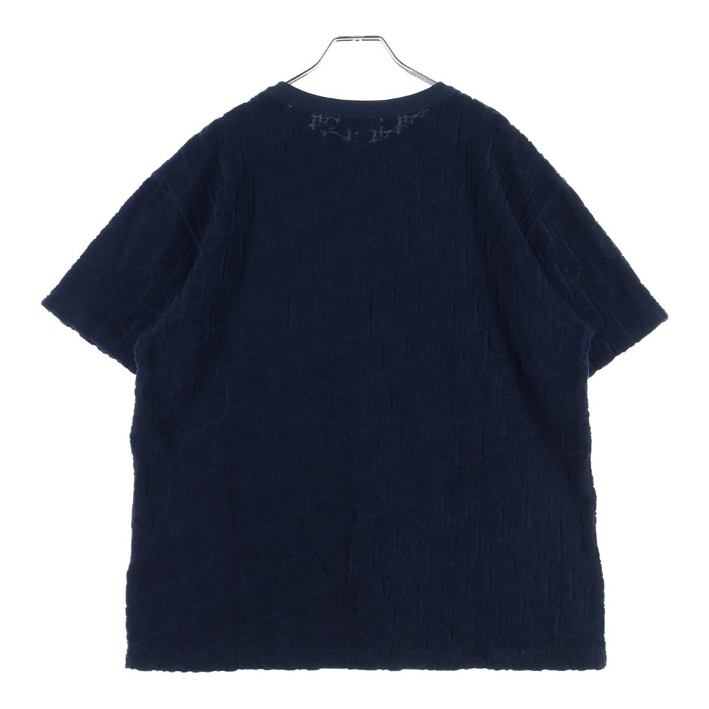 DIOR(ディオール) 21SS オブリーク テリー ジャガード 113J692A0614 クルーネックTシャツ ネイビー