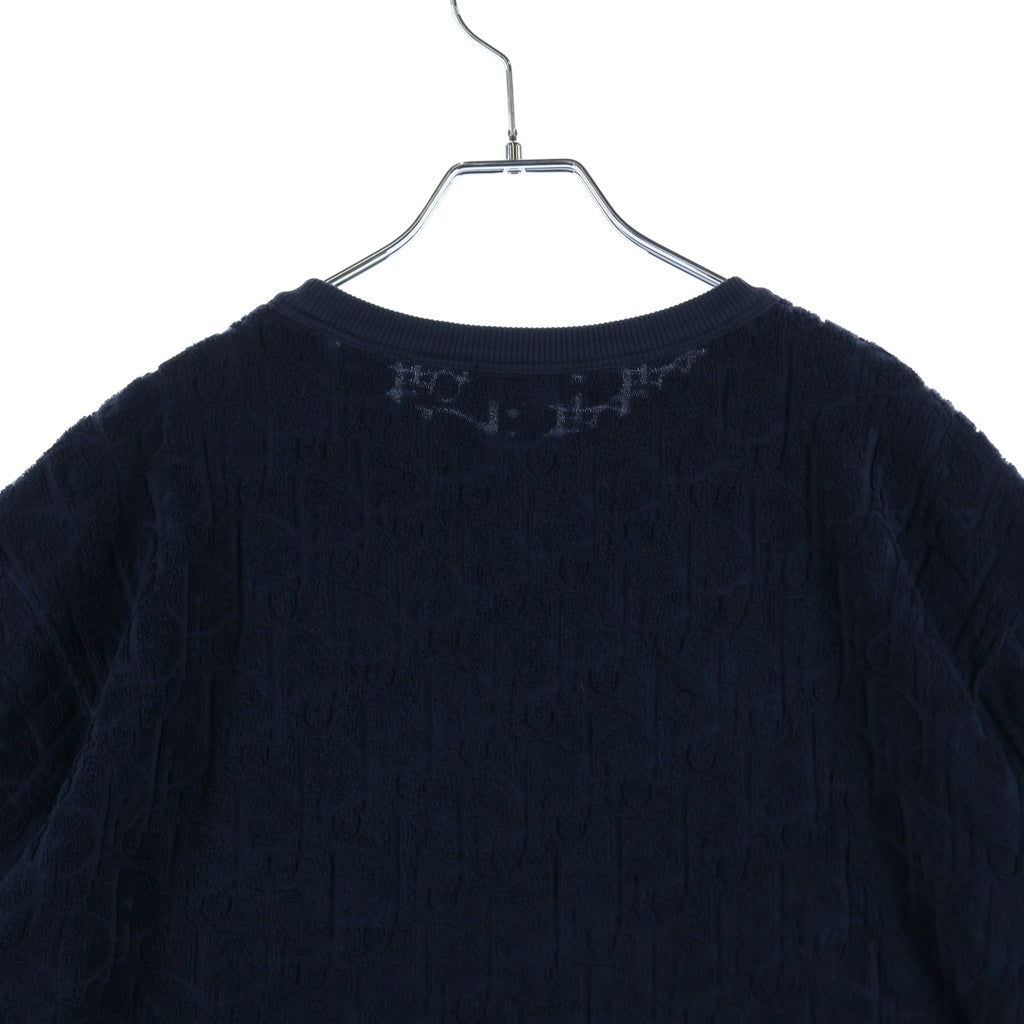 DIOR(ディオール) 21SS オブリーク テリー ジャガード 113J692A0614 クルーネックTシャツ ネイビー