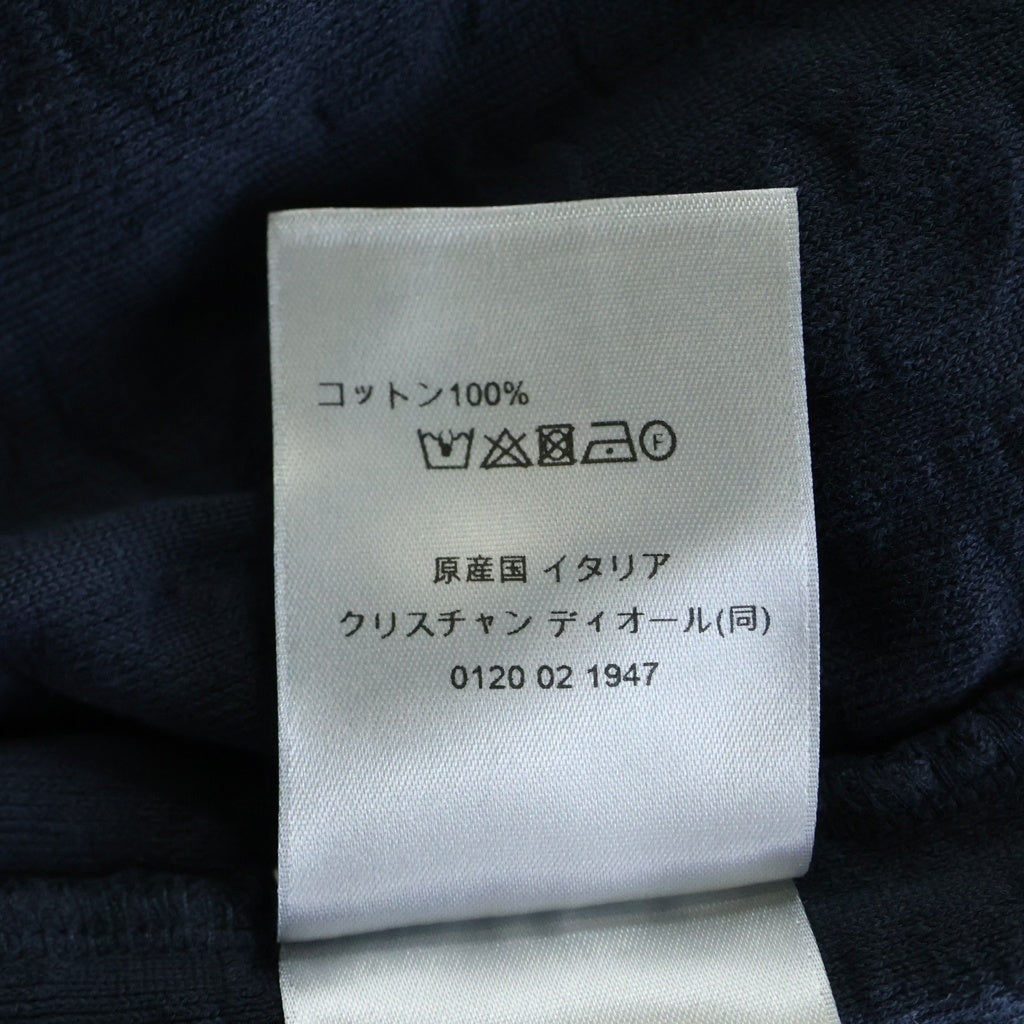 DIOR(ディオール) 21SS オブリーク テリー ジャガード 113J692A0614 クルーネックTシャツ ネイビー