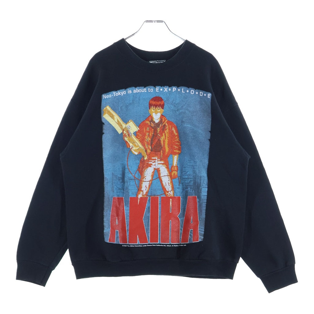 VINTAGE(ヴィンテージ) 90s AKIRA KANEDA EXPLODE CREWNECK SWEAT LEE BODY アキラ 金田 エクスプロード スウェット ブラック
