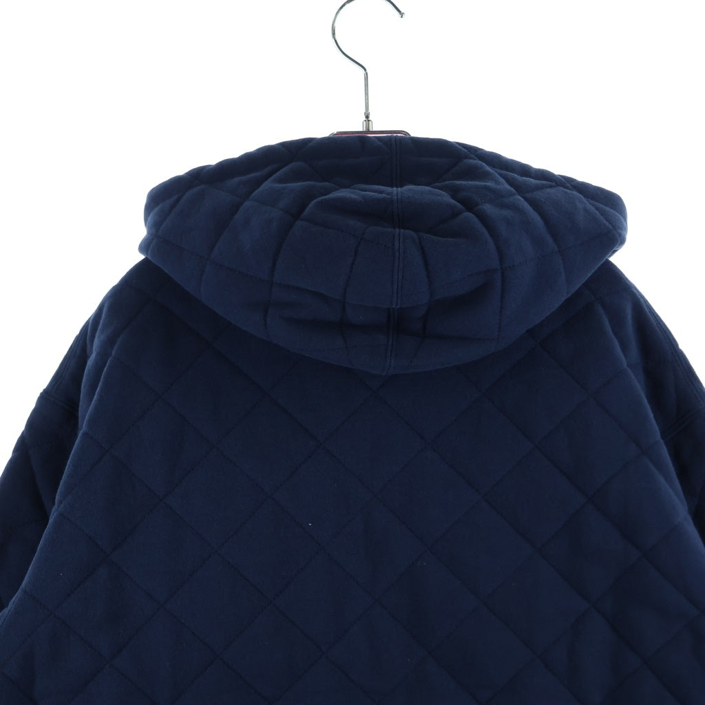 SUPREME(シュプリーム) 25AW Quilted Zip Up Hooded Sweatshirt キルティングジップアップフーディ ネイビー