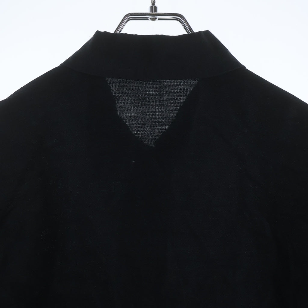 AURALEE(オーラリー) 21SS SILK LINEN DOBBY SHIRTS JACKET シルクリネン ドビー A21SS01SD 5 長袖シャツ ブラック