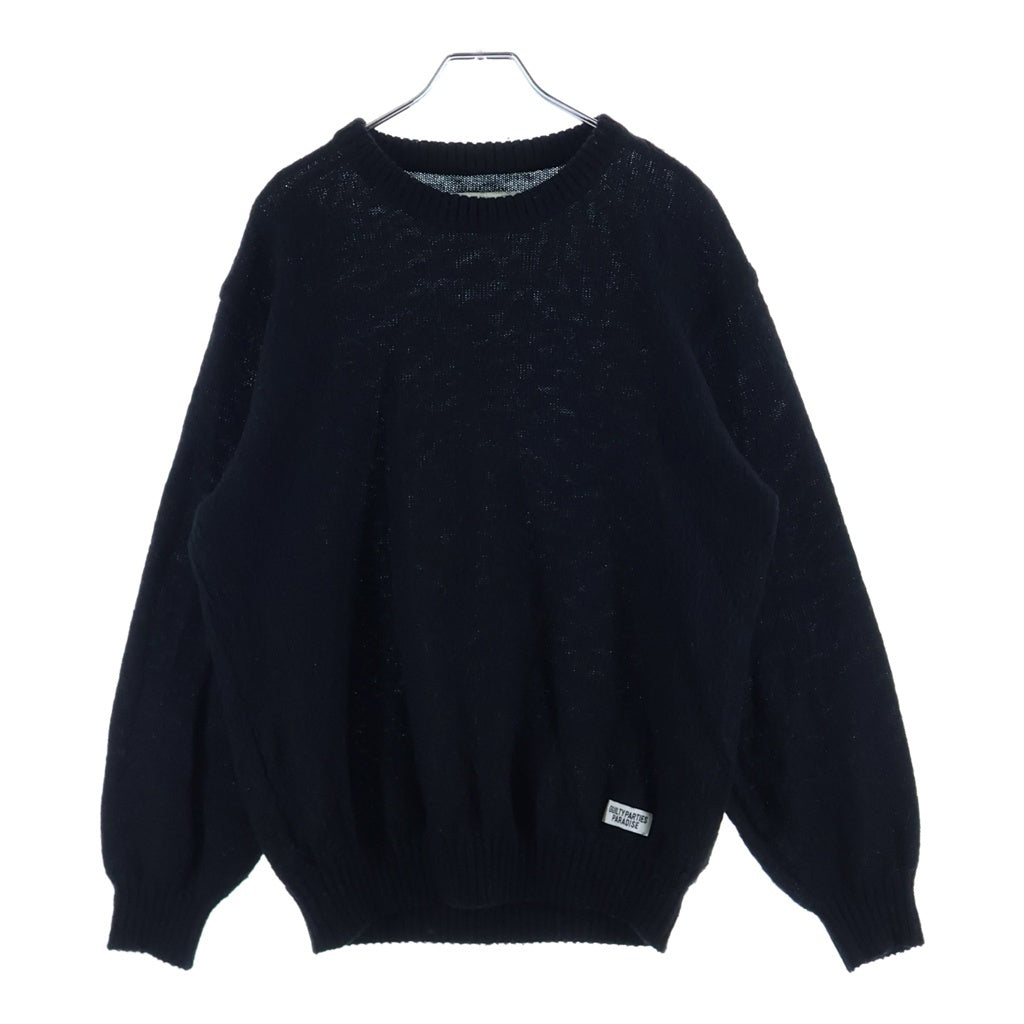 WACKO MARIA(ワコマリア) Mohair Crewneck Sweater モヘアセーター ブラック