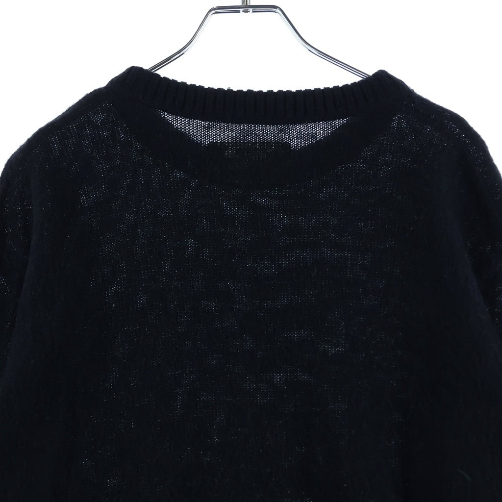 WACKO MARIA(ワコマリア) Mohair Crewneck Sweater モヘアセーター ブラック