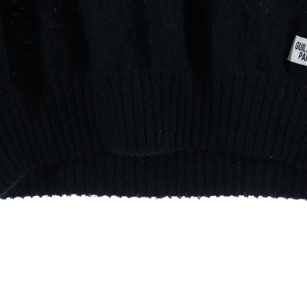 WACKO MARIA(ワコマリア) Mohair Crewneck Sweater モヘアセーター ブラック