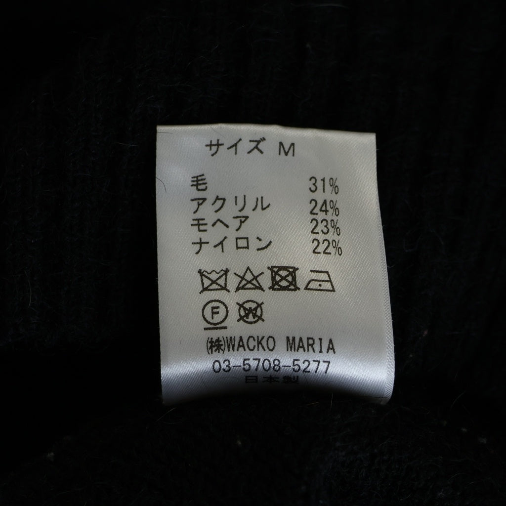 WACKO MARIA(ワコマリア) Mohair Crewneck Sweater モヘアセーター ブラック