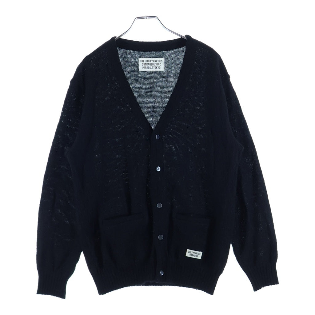 WACKO MARIA(ワコマリア) Mohair Cardigan モヘアカーディガン ブラック