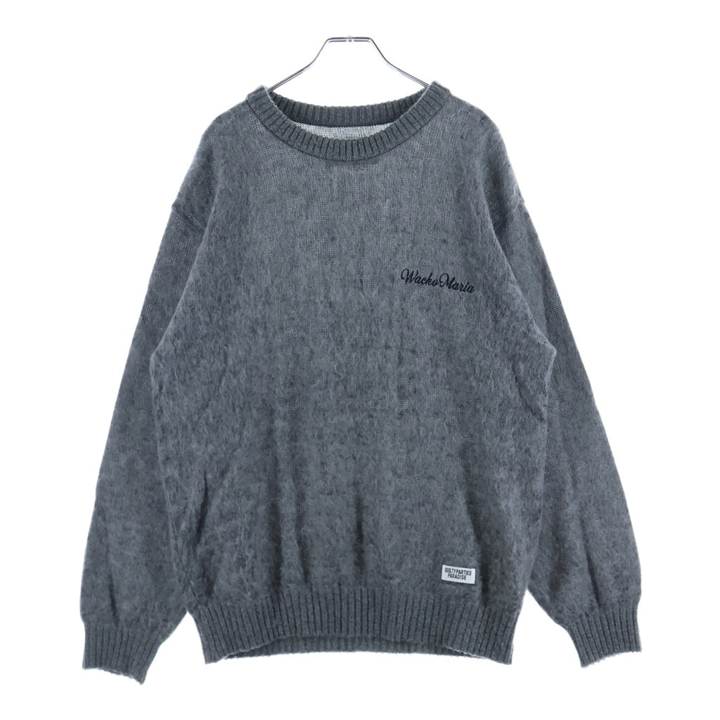 WACKO MARIA(ワコマリア) MOHAIR CREWNECK SWEATER モヘアニットセーター 胸ロゴ