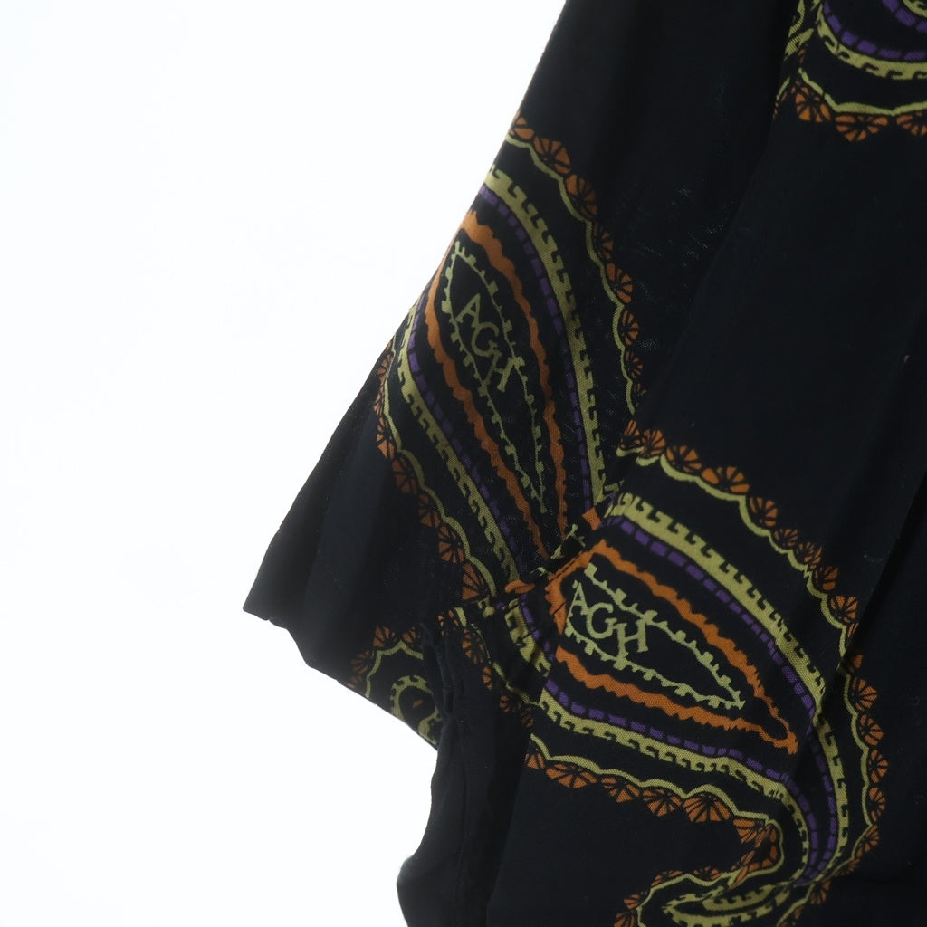 WACKO MARIA(ワコマリア) 21SS BUDSPOOL 舐達麻 HAWAIIAN SHIRT TYPE-2 PAISLEY レーヨン アロハシャツ ブラック