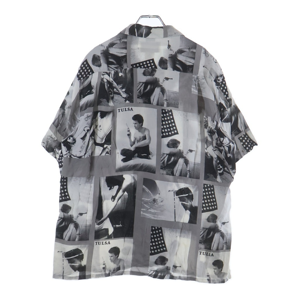 WACKO MARIA(ワコマリア) ×STIE-LO LARRY CLARK TULSA TYPE-2 スティーローラリークラーク タルサ ハワイアンシャツ ホワイト