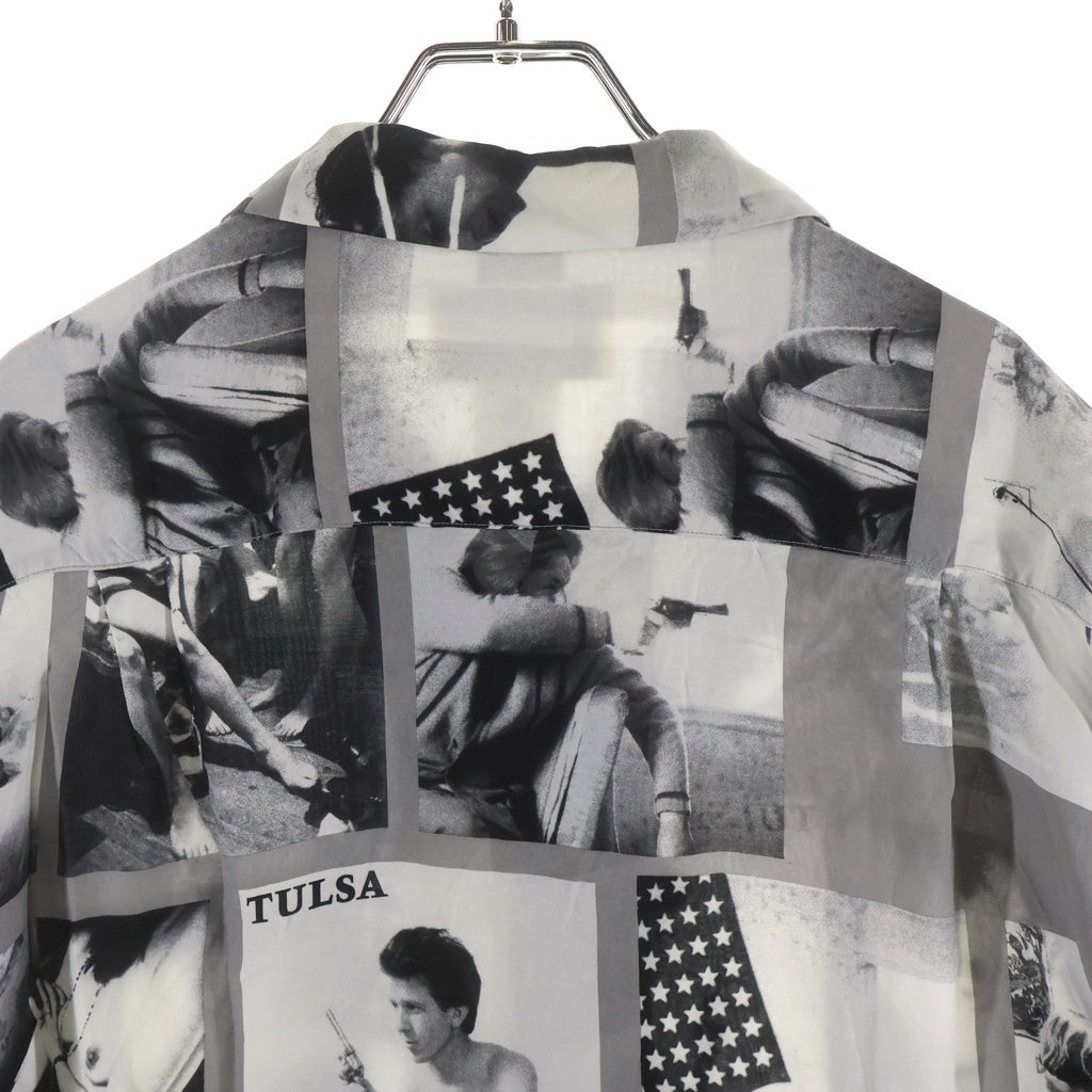 WACKO MARIA(ワコマリア) ×STIE-LO LARRY CLARK TULSA TYPE-2 スティーローラリークラーク タルサ ハワイアンシャツ ホワイト