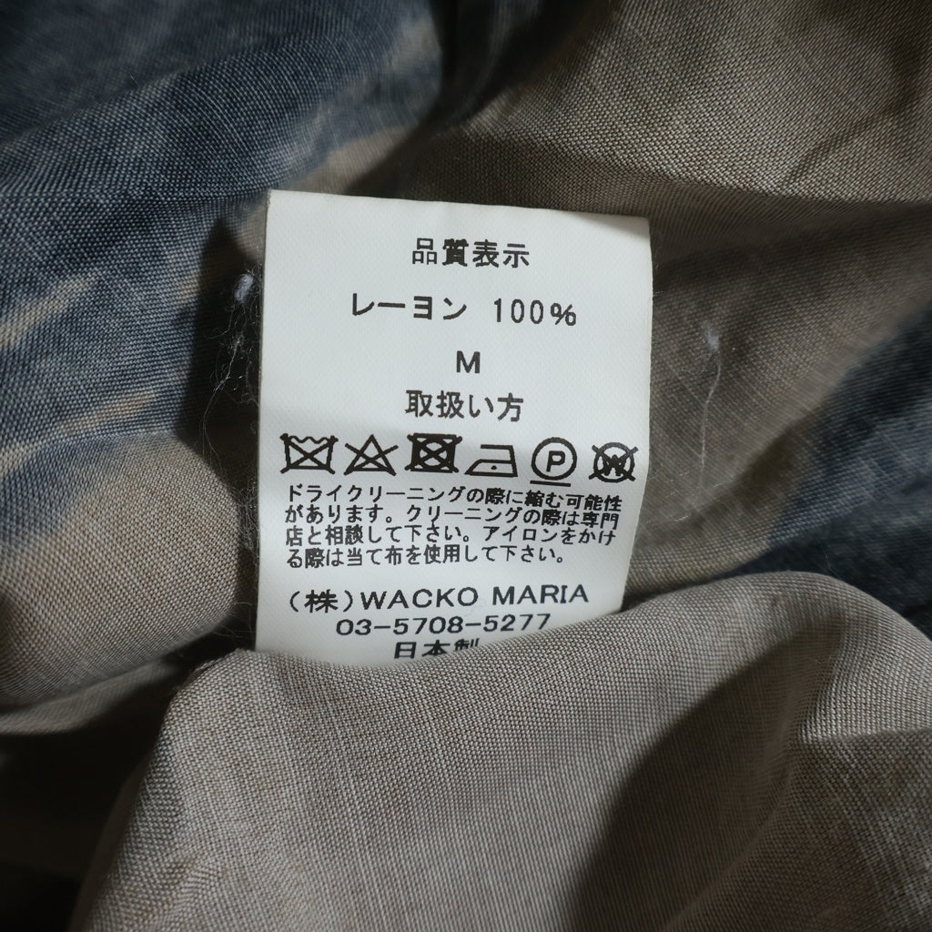 WACKO MARIA(ワコマリア) BOB MARLEY HAWAIAN SHIRT L/S TYPE-2 ボブマーリー 開襟 ハワイアンシャツ レーヨン ブラウン