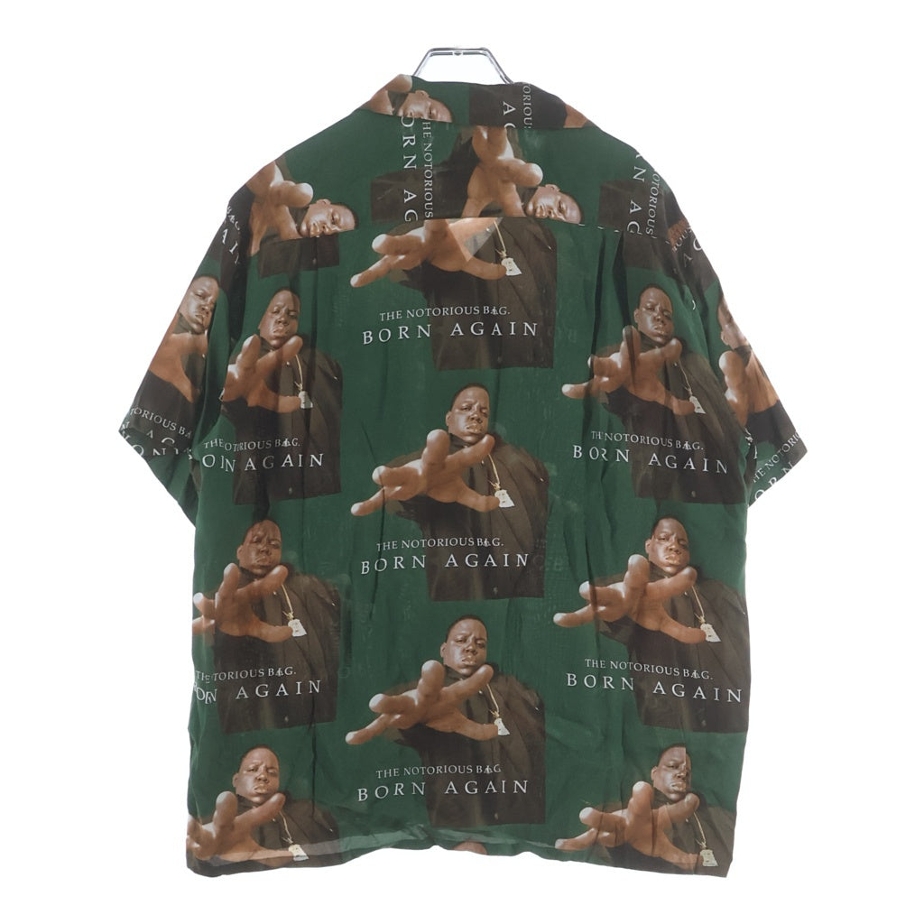 WACKO MARIA(ワコマリア) 21SS The Notorious B.I.G. Hawaiian Shirt ノートリアスビギー ハワイアンシャツ 開襟 アロハシャツ グリーン