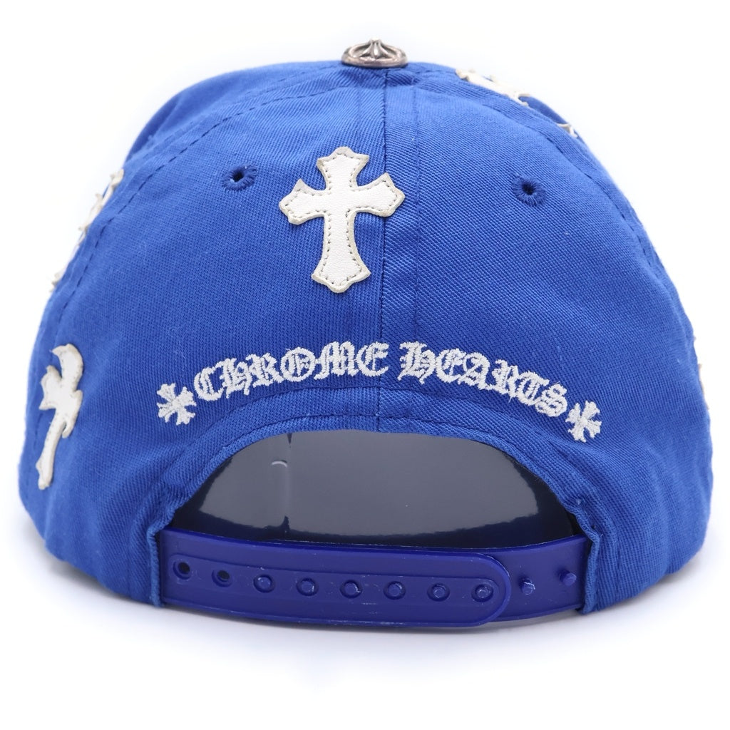 CHROME HEARTS(クロムハーツ) Trucker Cap クロスパッチ CH刺繍 トラッカーキャップ 帽子 ブルー/ホワイト