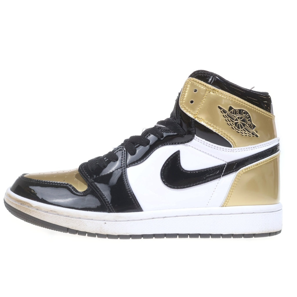 NIKE(ナイキ) Air Jordan 1 Retro High OG NRG Gold Toe エアジョーダン1 レトロ ハイ ゴールドトゥ ハイカットスニーカー US9/27cm 861428 007