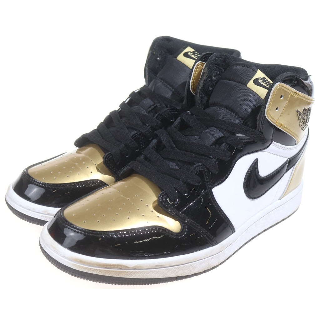 NIKE(ナイキ) Air Jordan 1 Retro High OG NRG Gold Toe エアジョーダン1 レトロ ハイ ゴールドトゥ ハイカットスニーカー US9/27cm 861428 007