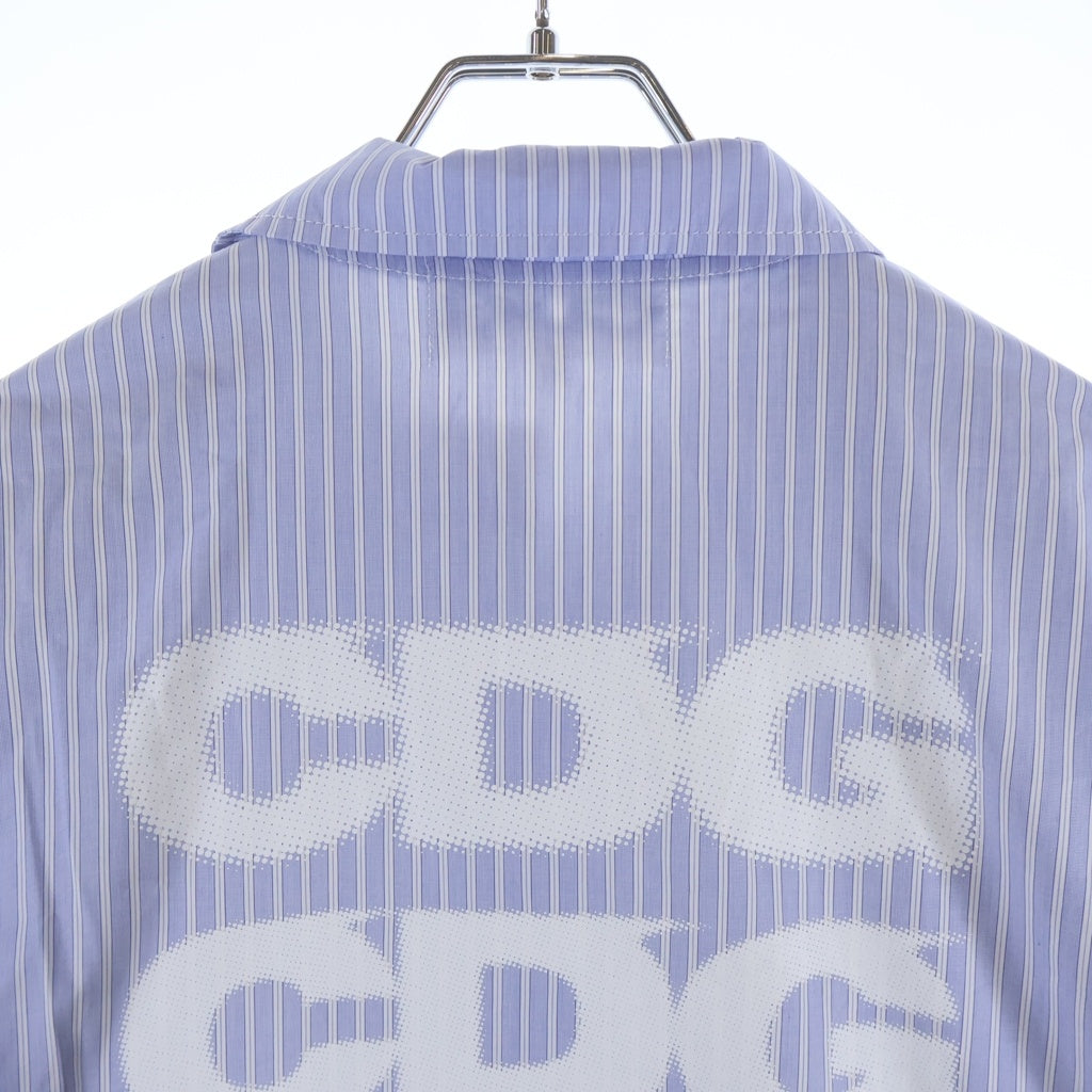 COMME des GARCONS(コムデギャルソン) 19SS Stripe Coach Jacket ストライプ柄 コーチジャケット SZ-J016 ブルー