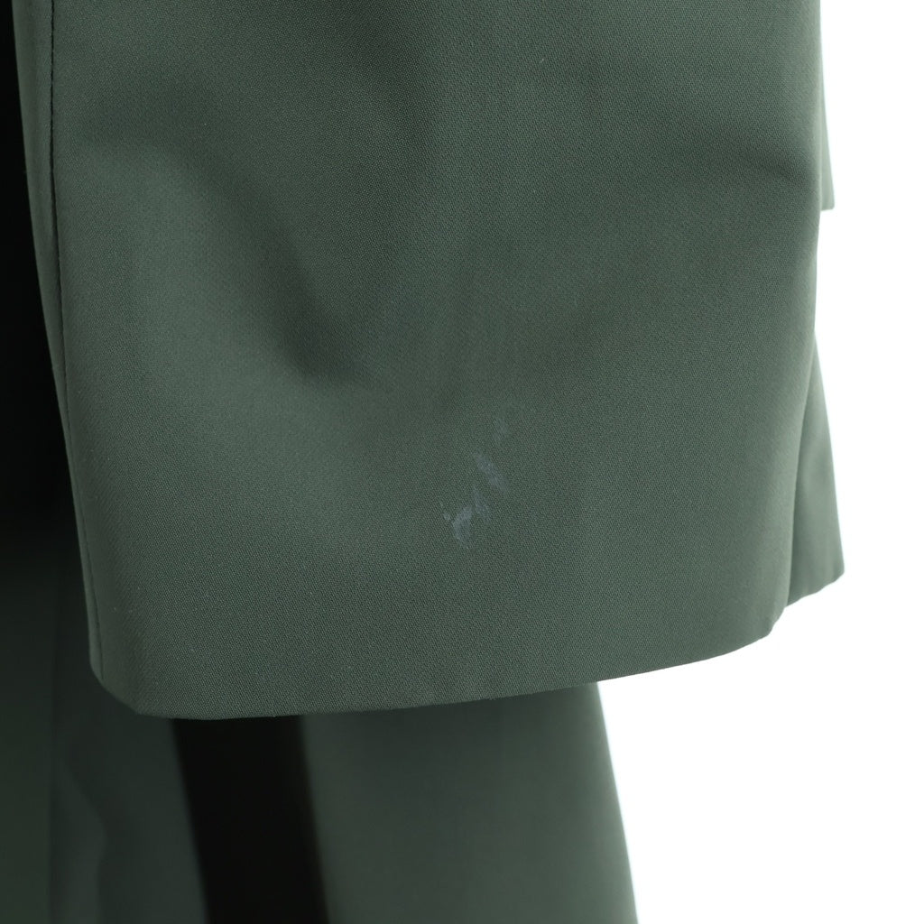 DESCENTE(デサント) フード付き ダブルトレンチコート カーキ 7778M204