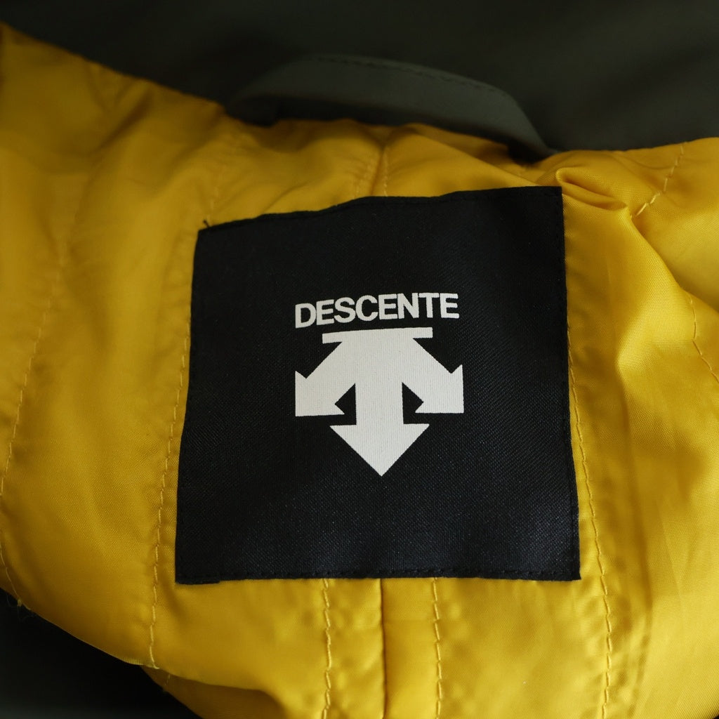 DESCENTE(デサント) フード付き ダブルトレンチコート カーキ 7778M204