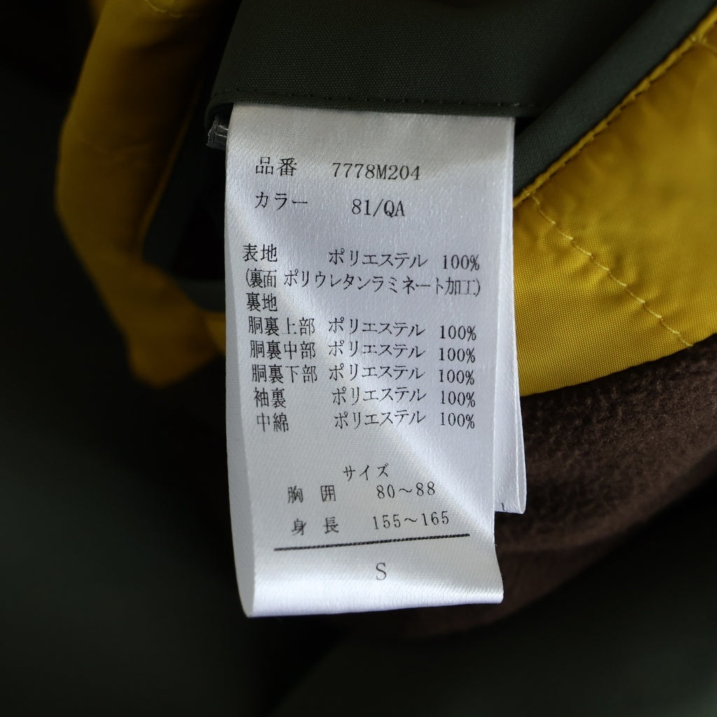 DESCENTE(デサント) フード付き ダブルトレンチコート カーキ 7778M204