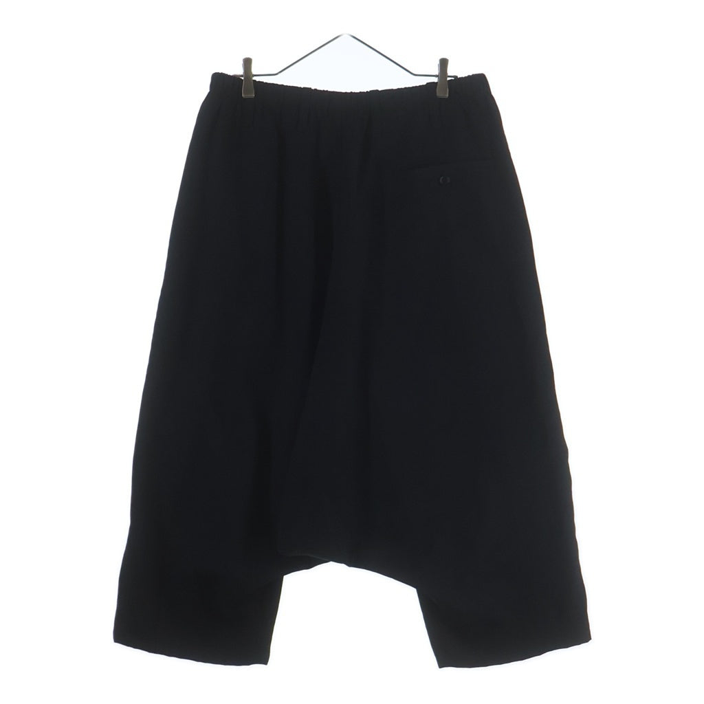 Yohji Yamamoto POUR HOMME(ヨウジヤマモト プールオム) 縦接ぎサルエルパンツ HO-P24-100 ブラック