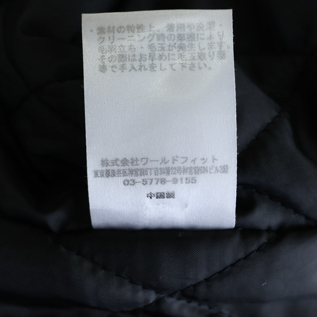 NO BRAND(ノーブランド) CRONOS STRETCH VARSITY JACKET ストレッチ バーシティ スタジャン ブラック