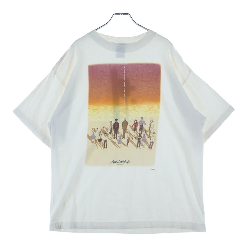 SAINT MICHAEL(セントマイケル) 25SS ×GEEKS RULE ×シン・エヴァンゲリオン劇場版 EV SS TEE クルーネックTシャツ ホワイト