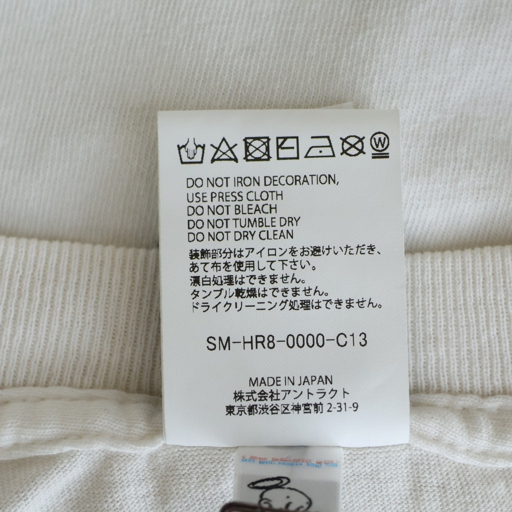 SAINT MICHAEL(セントマイケル) 25SS ×GEEKS RULE ×シン・エヴァンゲリオン劇場版 EV SS TEE クルーネックTシャツ ホワイト