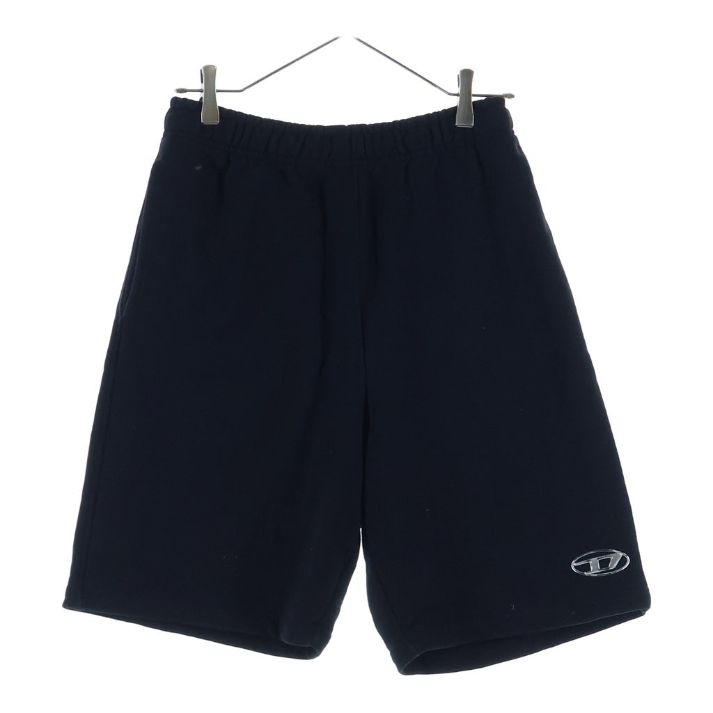 DIESEL(ディーゼル) 25SS Dロゴ スウェット ハーフパンツ A10996 0BMBJ ブラック