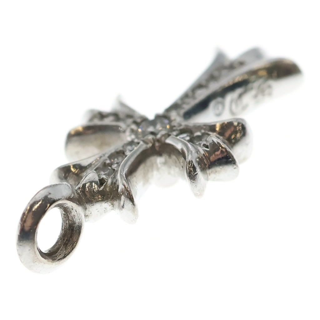 CHROME HEARTS(クロムハーツ) 18KWG TNY CRSF P/DIA タイニーファットクロス PAVEダイヤ ペンダントトップ ホワイトゴールド BCA008